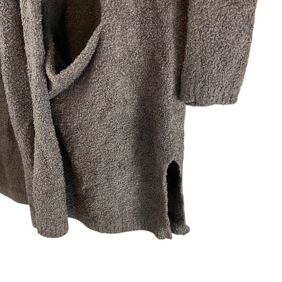 Barefoot Dreams  Chic Lite Essential Long Open Front Cardigan Size Small Cocoa B - Picture 3 of 5